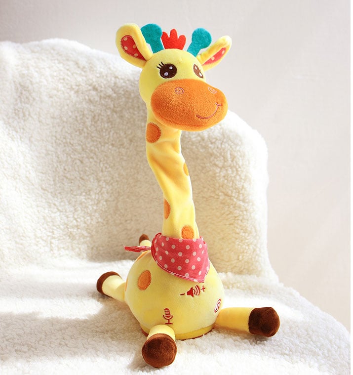 🎉 Bestselgende musikalsk giraffleke – synger, danser og gjentar det du sier! 🦒🎵🗣️