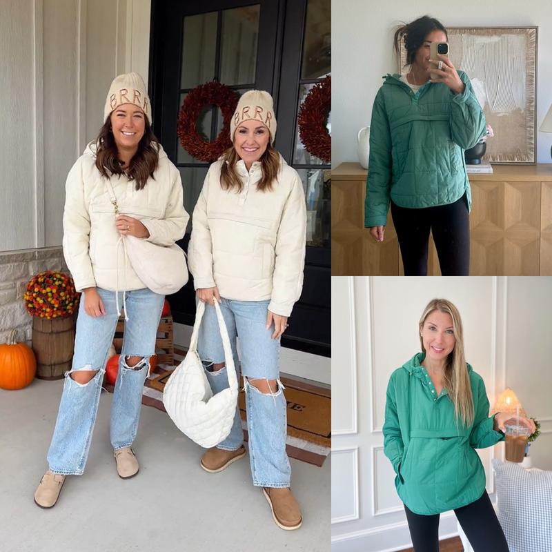 Ensfarget kort bomullsfrakk foran og lang ba