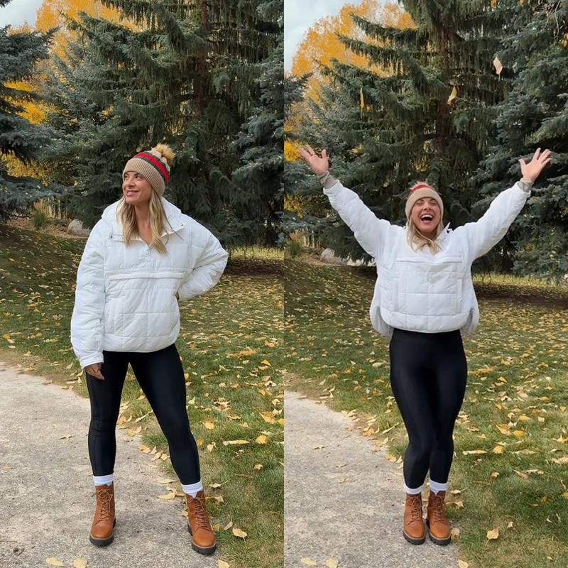 Ensfarget kort bomullsfrakk foran og lang ba