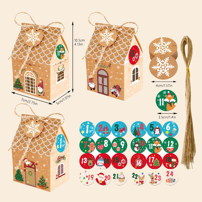 🎄 Countdown Cottage — Gjør-det-selv julekalenderbokser 🏠