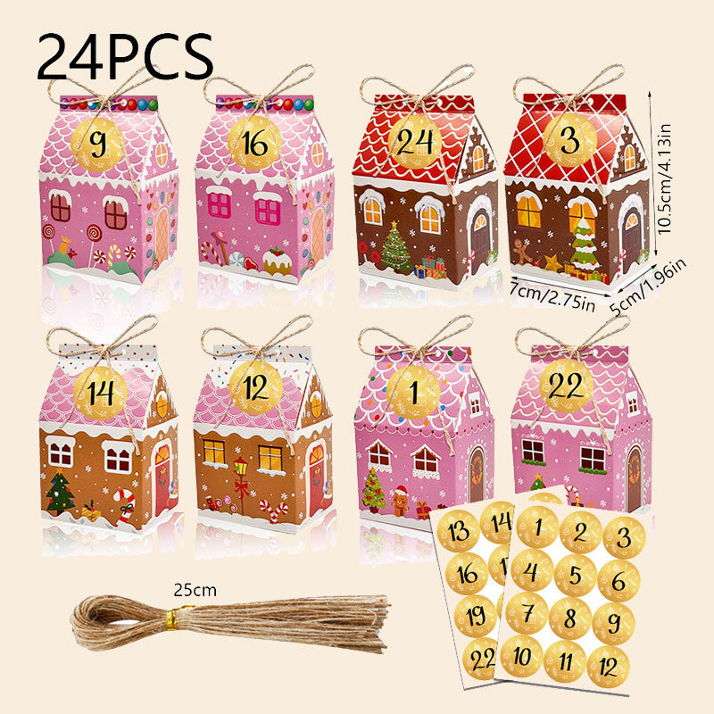 🎄 Countdown Cottage — Gjør-det-selv julekalenderbokser 🏠