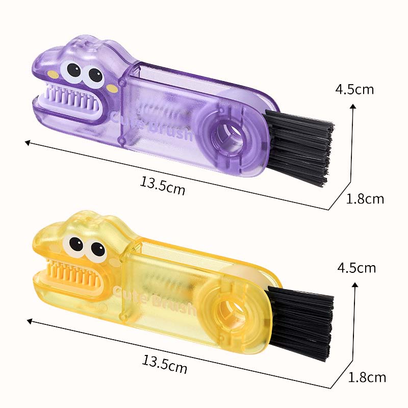 🐊 Krokodille multifunksjonell rengjøringsbørste - 3 børstehoder for alle kopptyper
