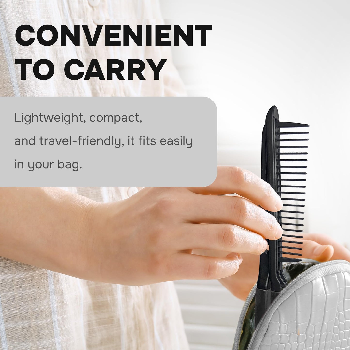 Hårkam for å rette ut håret