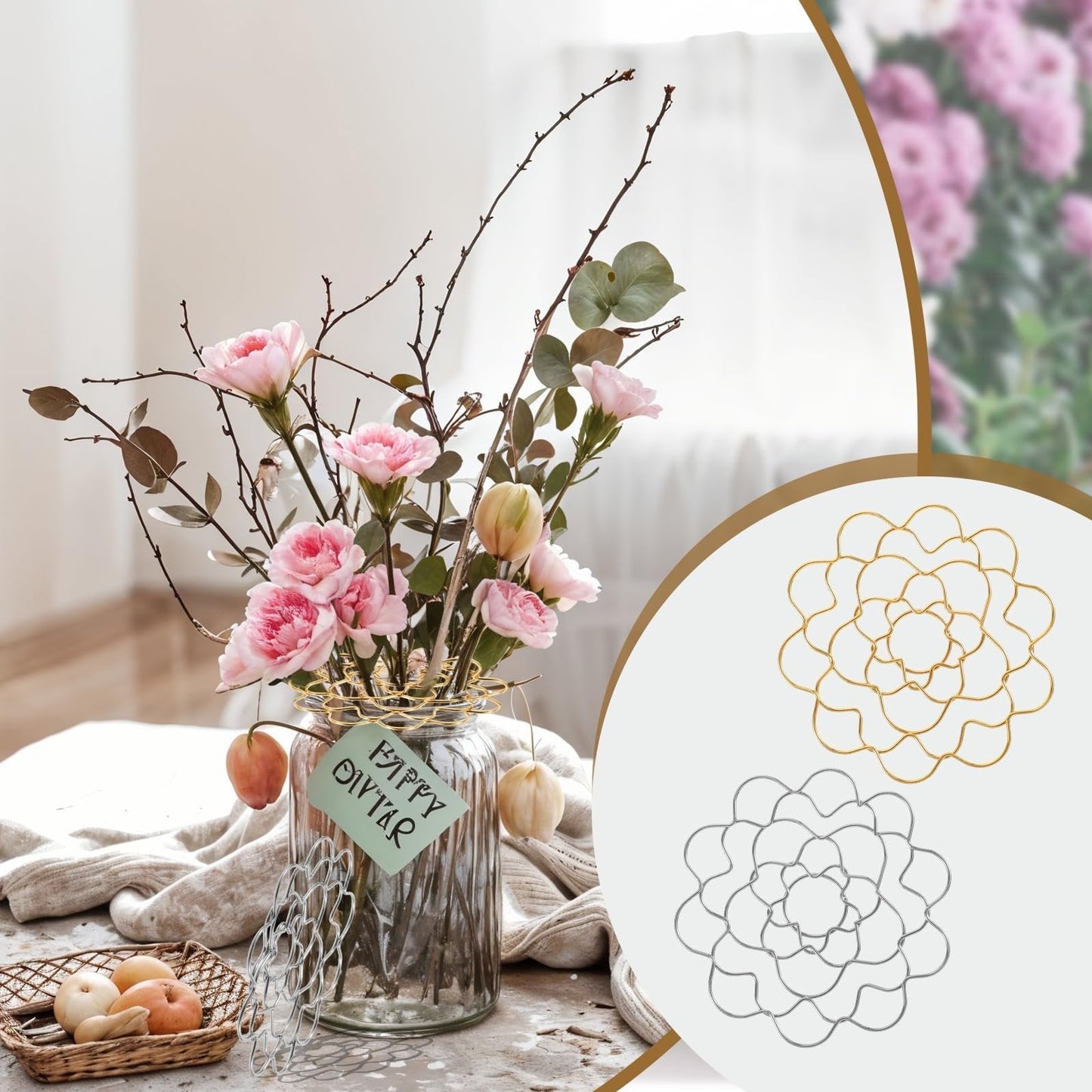 🌸Blomstergitter i rustfritt stål♻️