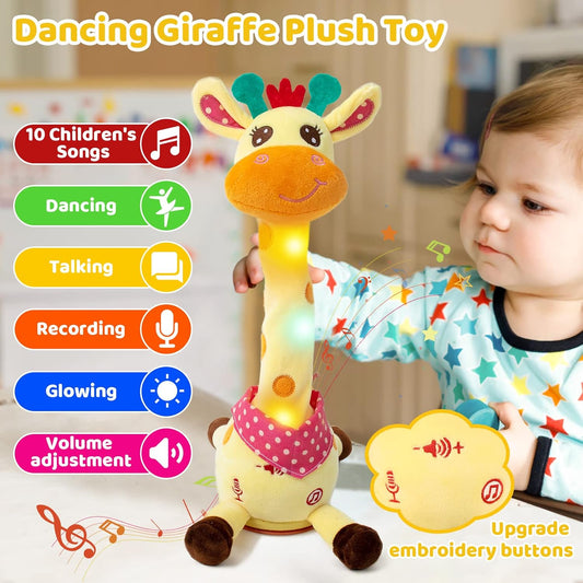 🎉 Bestselgende musikalsk giraffleke – synger, danser og gjentar det du sier! 🦒🎵🗣️