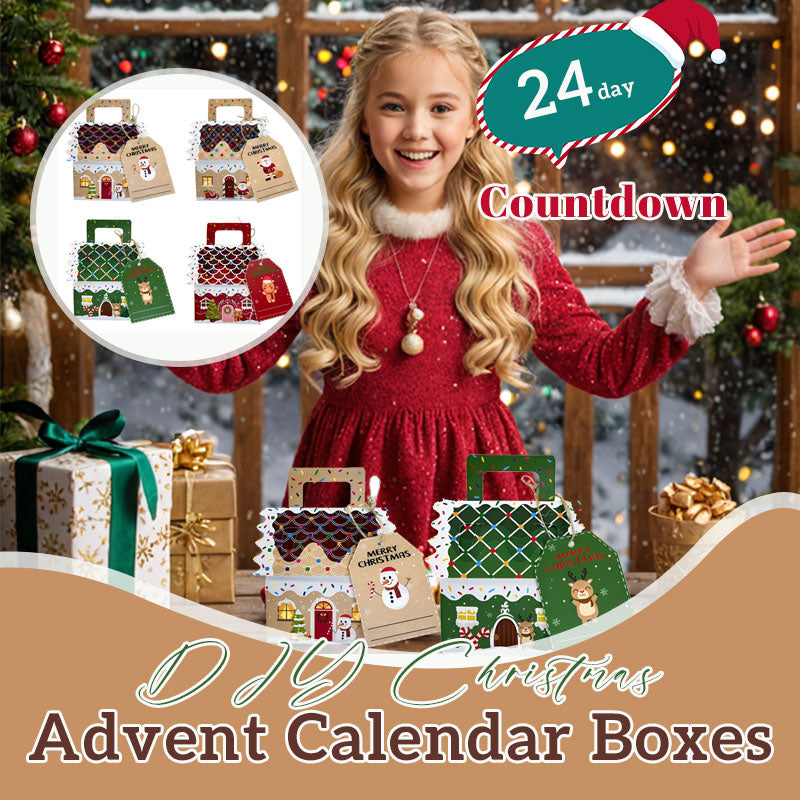 🎄 Countdown Cottage — Gjør-det-selv julekalenderbokser 🏠