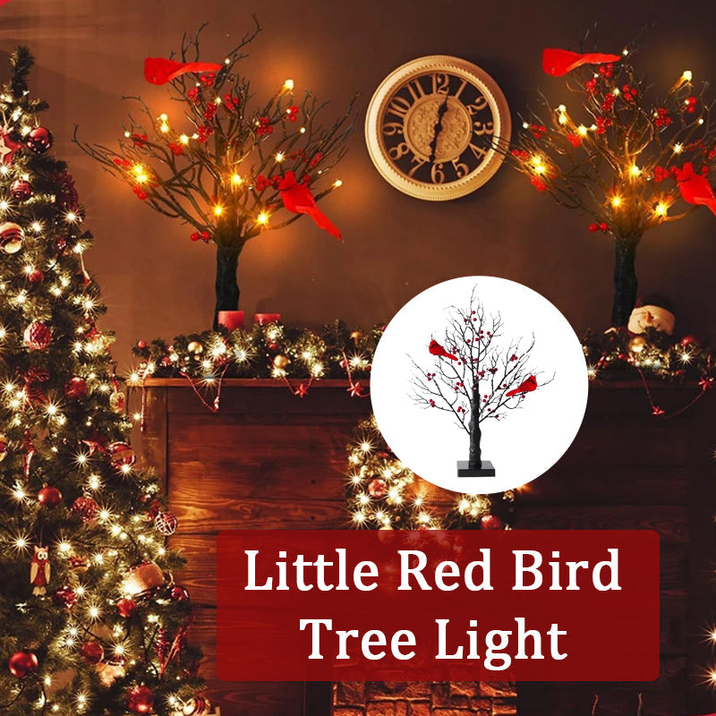 🌲Little Red Bird Tree Light