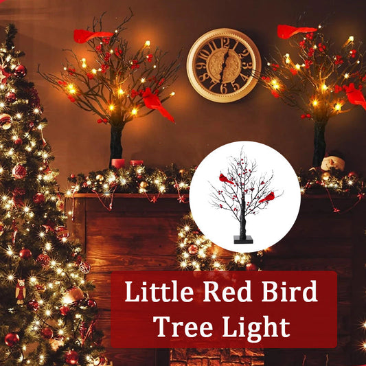 🌲Little Red Bird Tree Light
