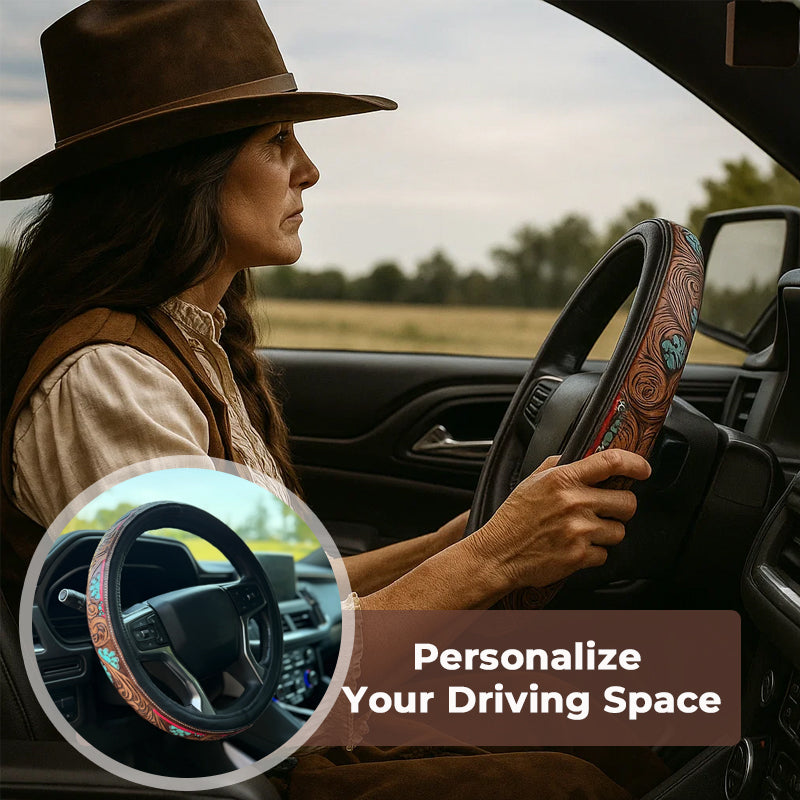 Retro Western Cowboy Universal rattdeksel til bil