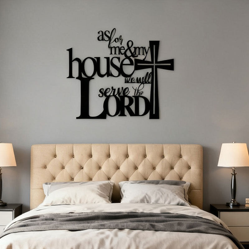 Svart metallhåndverk Veggdekorasjon