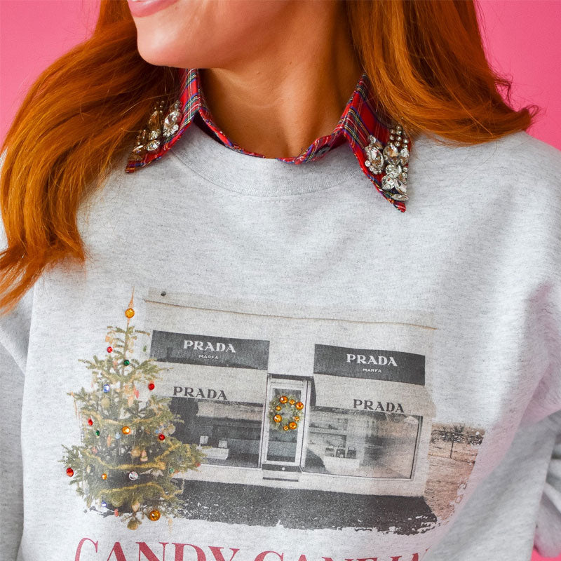 🎄 ✨Rød julepledd med avtakbar krage med rhinestone