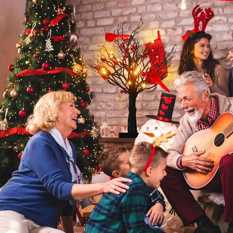 🌲Little Red Bird Tree Light