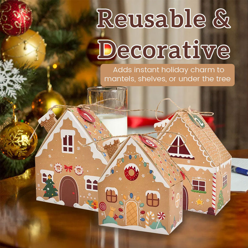 🎄 Countdown Cottage — Gjør-det-selv julekalenderbokser 🏠