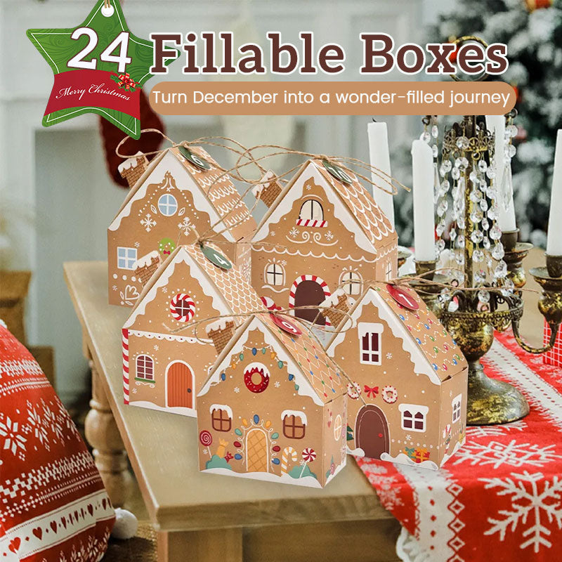 🎄 Countdown Cottage — Gjør-det-selv julekalenderbokser 🏠