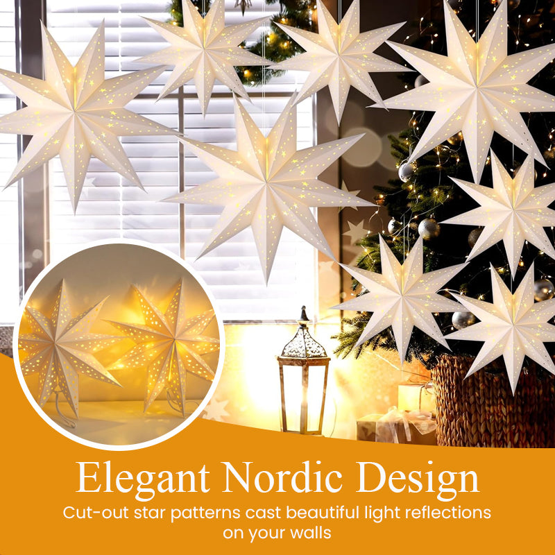 Stjerneklare julelamper til oppheng