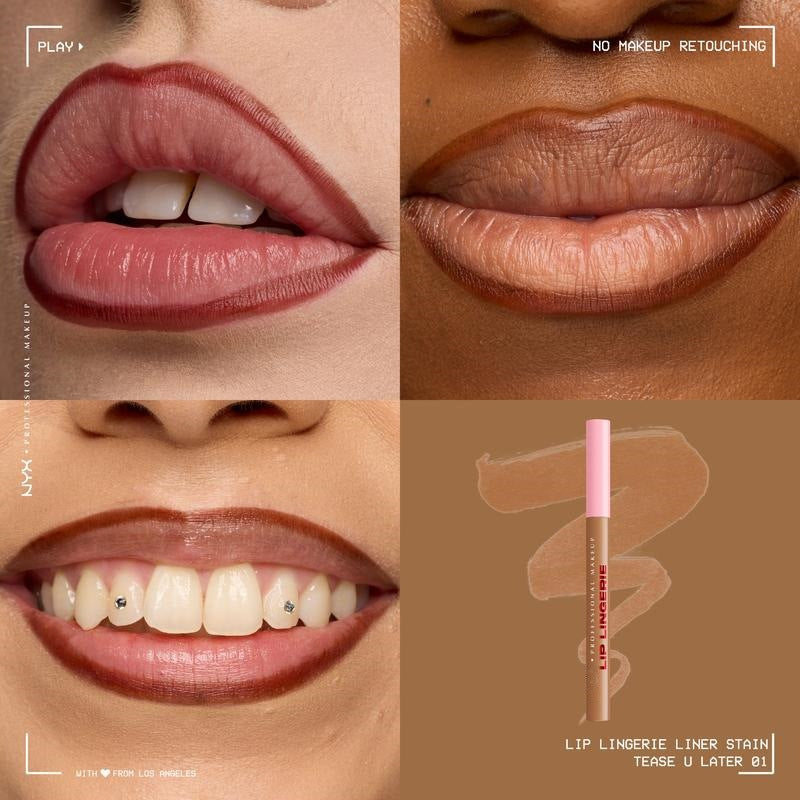 💋 Sculpting Lip Liner Stain ✨  Lett, overføringsikker, vanntett