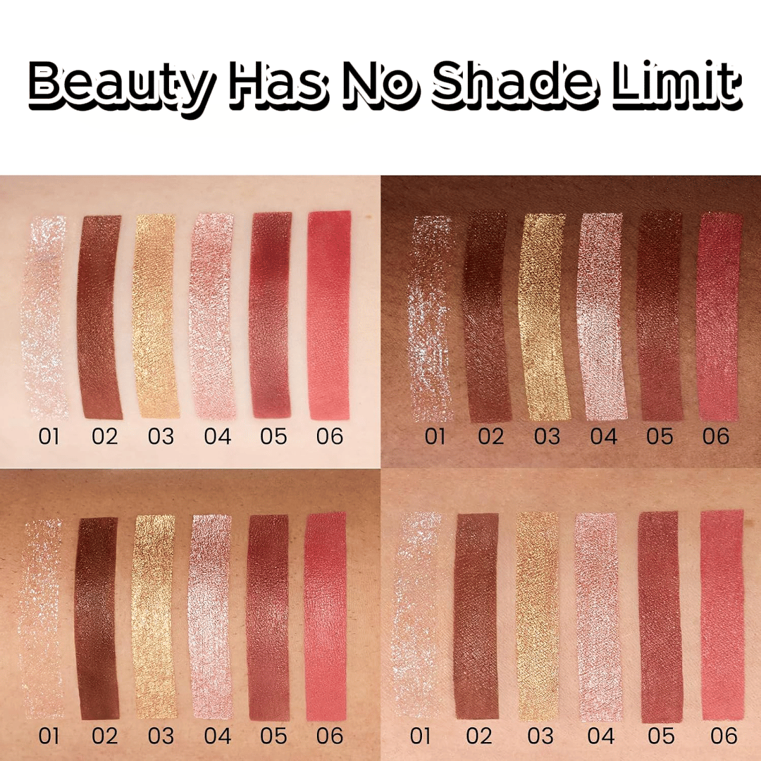 Langvarig, ikke-falmende og antirynkebeskyttende flytende øyenskygge